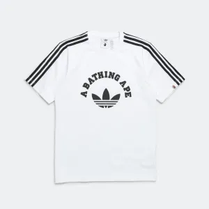 3 Stripes Tee x BAPE - White