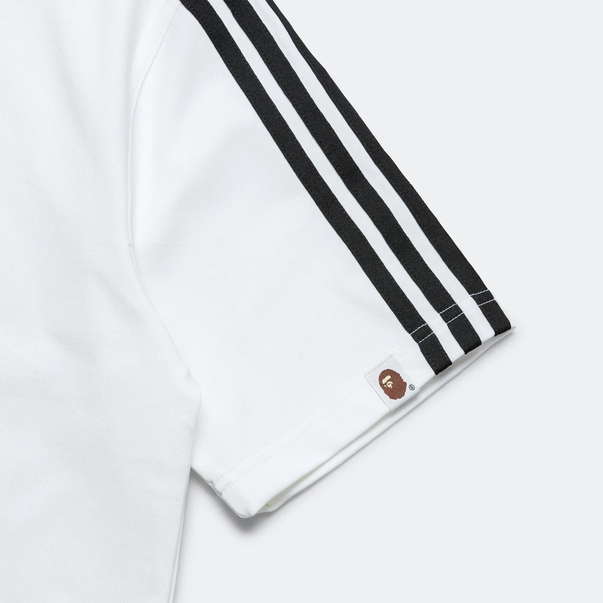 3 Stripes Tee x BAPE - White