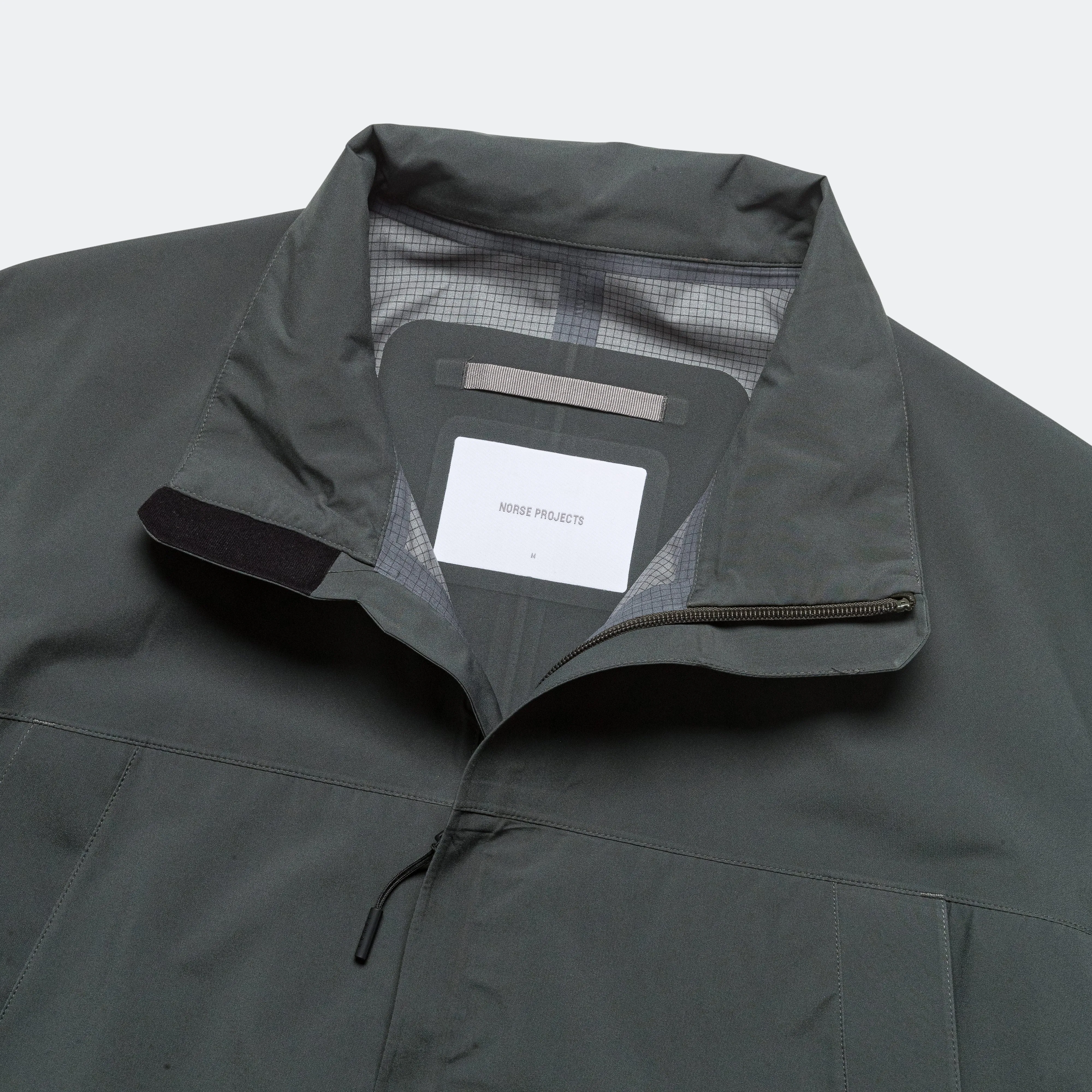 3L Waterproof Stand Collar Jacket - Black Olive