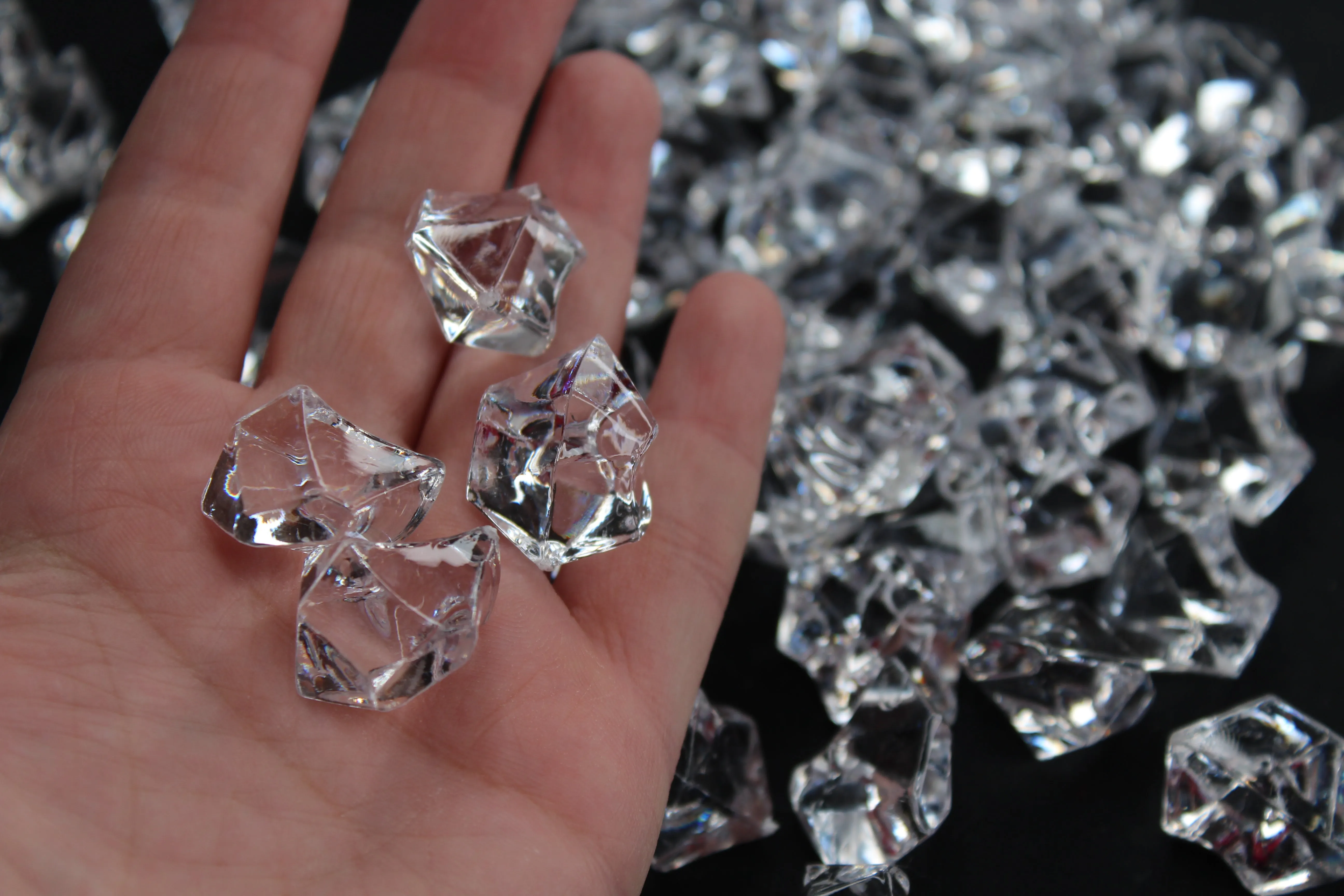 Acrylic Ice Cubes Prop