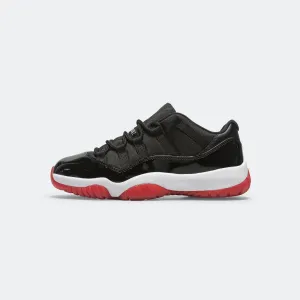 Air Jordan 11 Retro Low - Black/Varsity Red-White