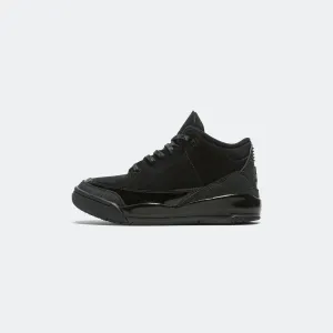 Air Jordan 3 Retro (PS) - Black/Dark Charcoal-White