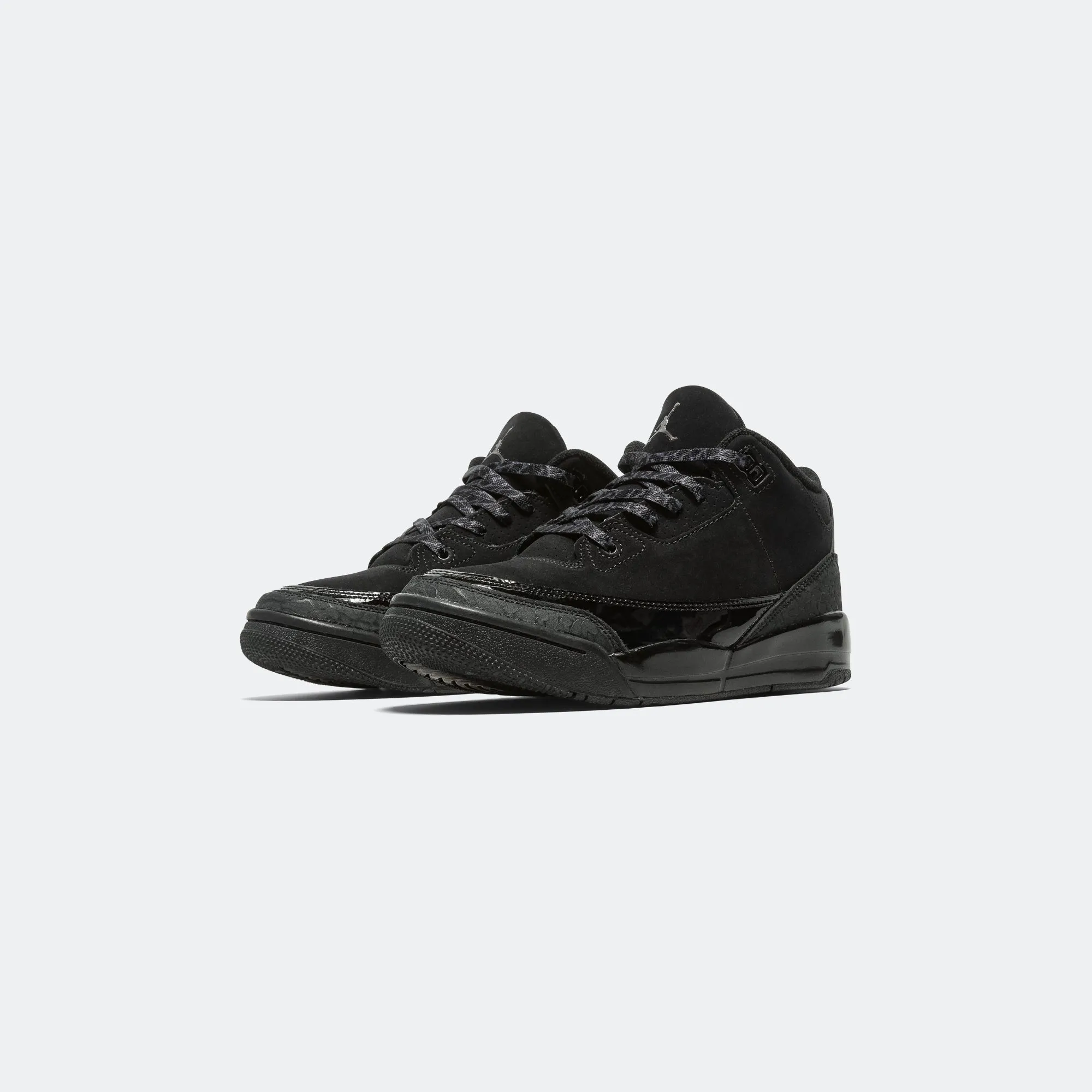 Air Jordan 3 Retro (PS) - Black/Dark Charcoal-White