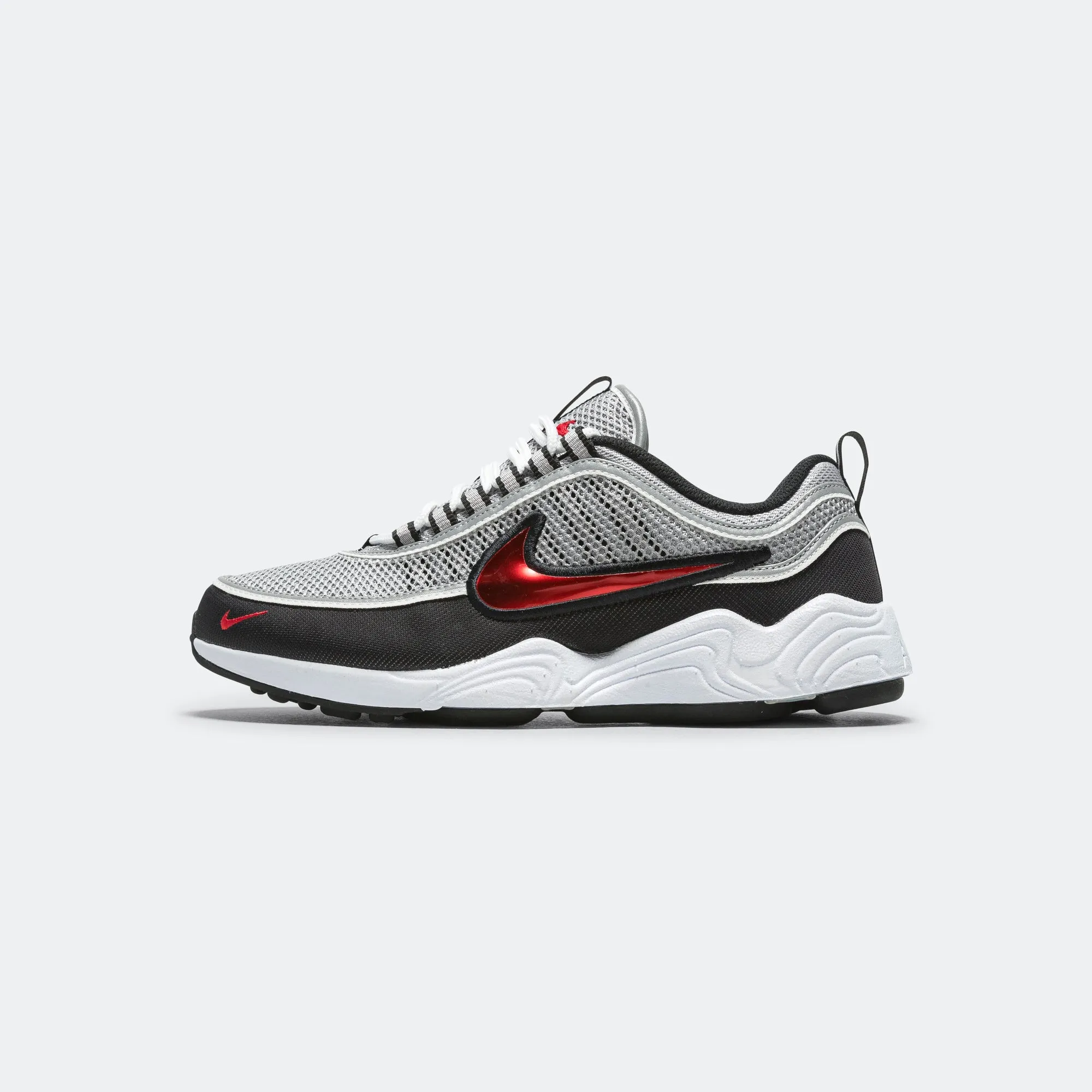 Air Zoom Spiridon SP - Metallic Silver/Sport Red-Black-White