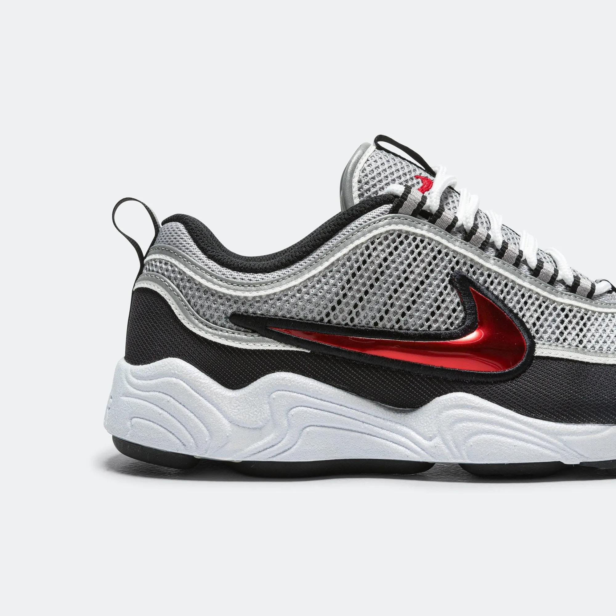 Air Zoom Spiridon SP - Metallic Silver/Sport Red-Black-White