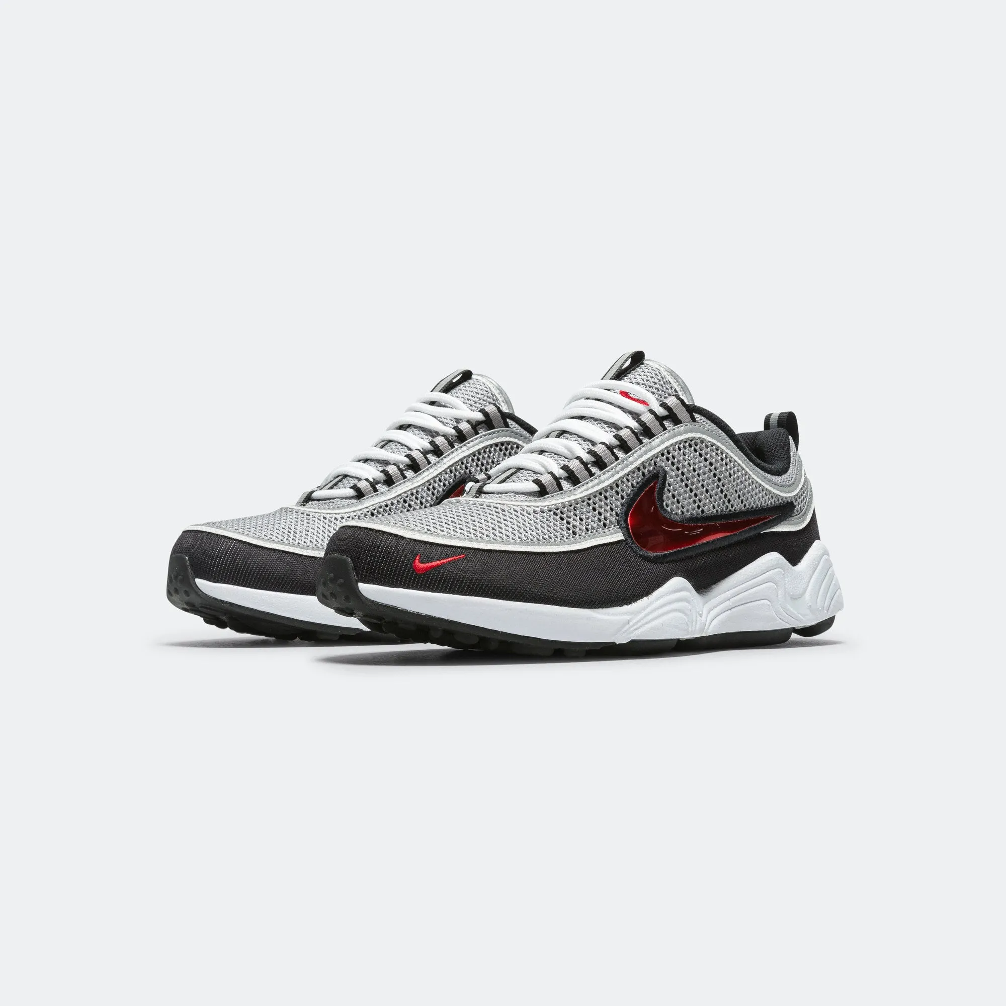 Air Zoom Spiridon SP - Metallic Silver/Sport Red-Black-White