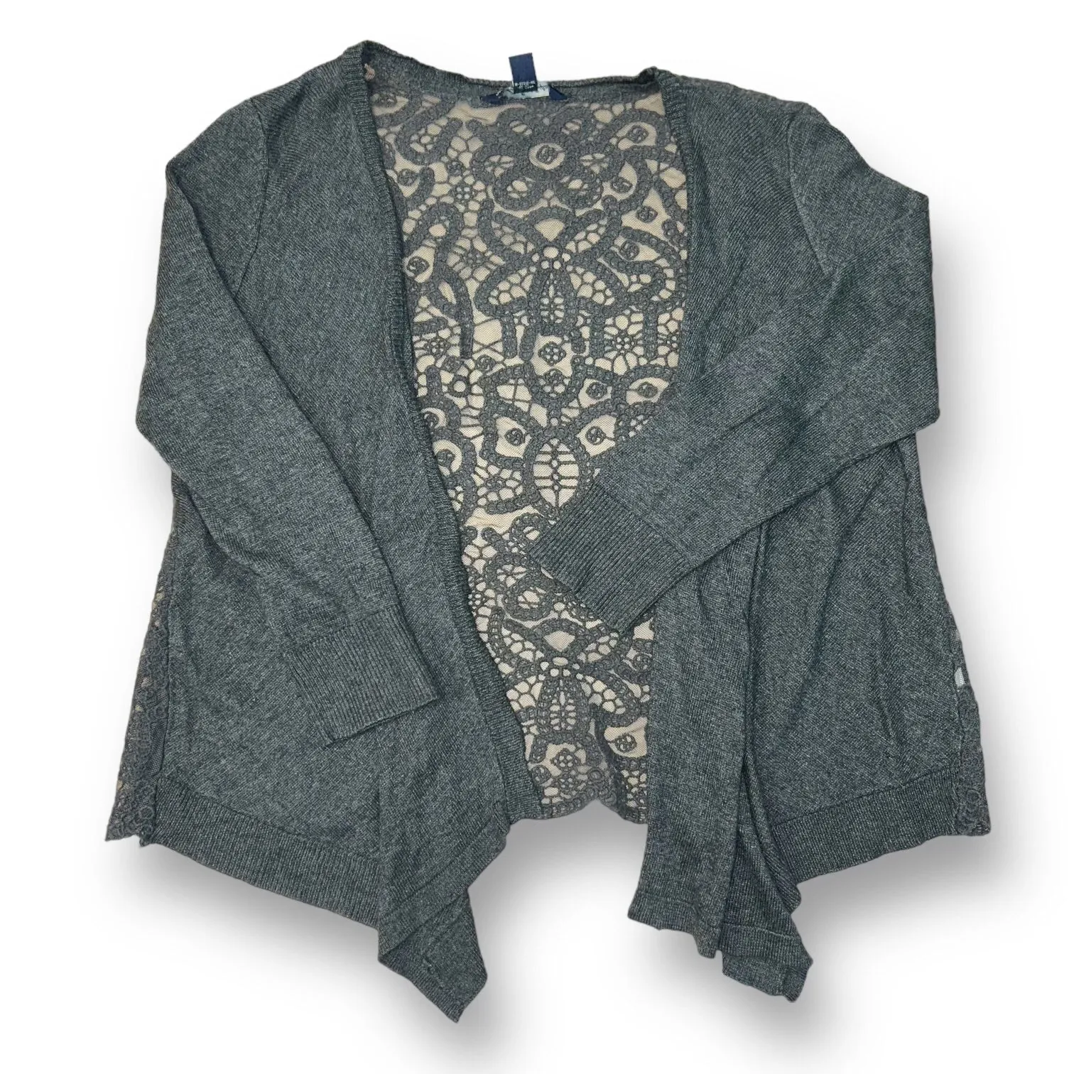 American Eagle Women's Cardigan Size XS Gray Casual Sweater