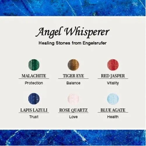 Angel Whisperer Rose Quartz Powerful Stone Necklace ERN-HEAL-RQ-M