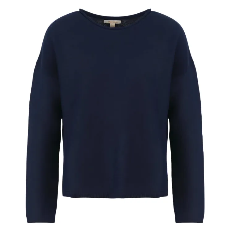 Barbour Ladies Marine Knitted Jumper - Navy