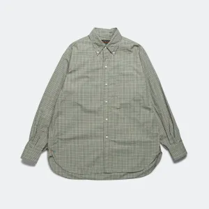 B.D. Classic-fit Typewriter Plaid Shirt - Green
