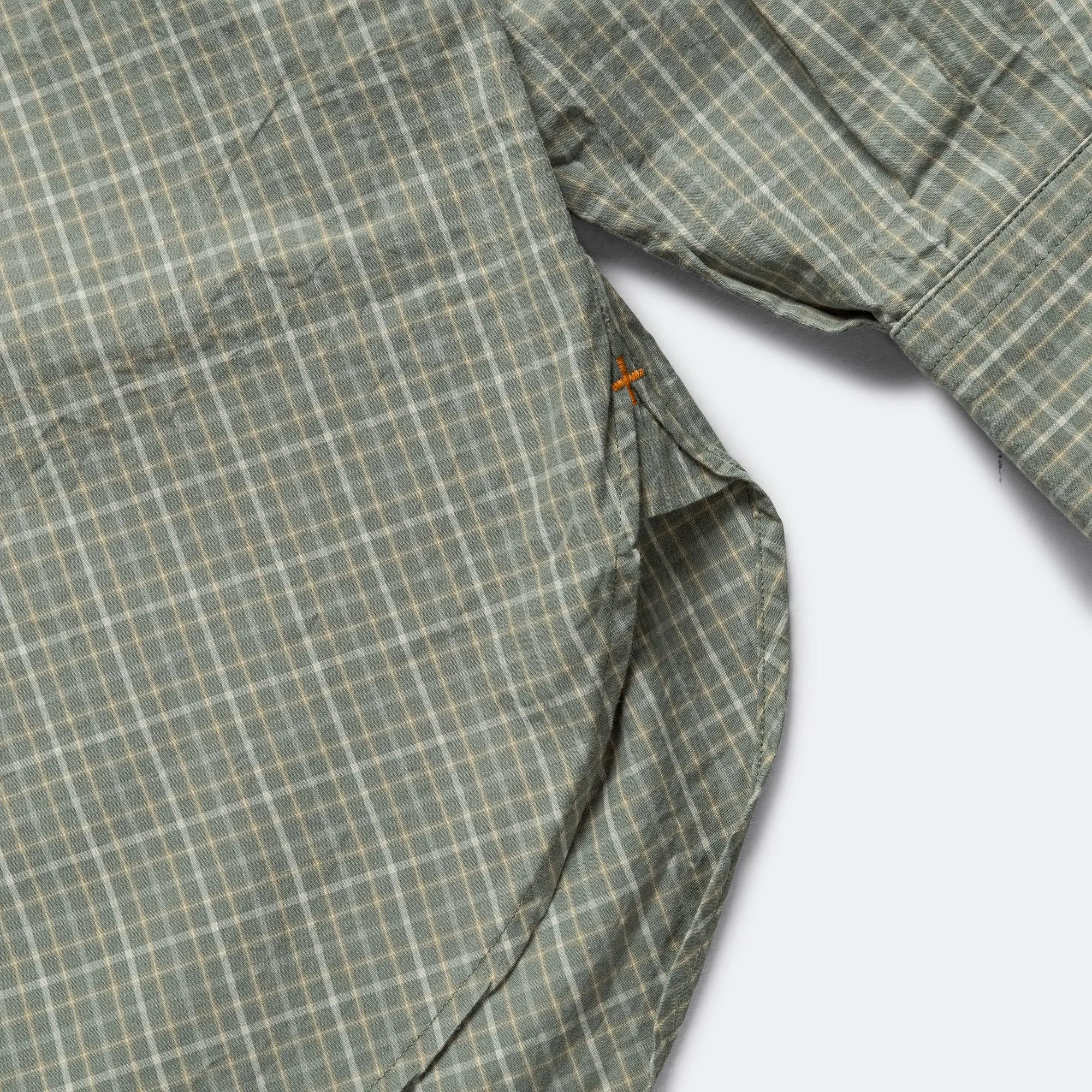 B.D. Classic-fit Typewriter Plaid Shirt - Green