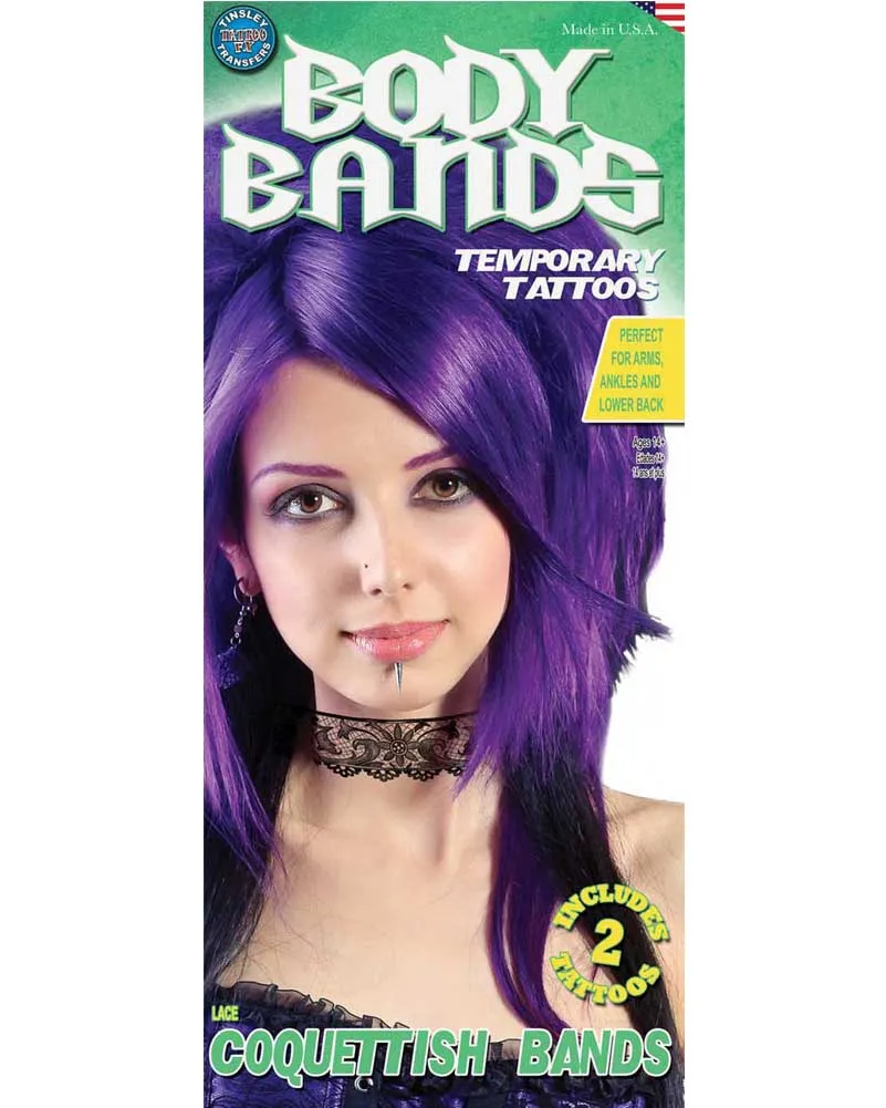Body Bands Lace Temporary Tattoos