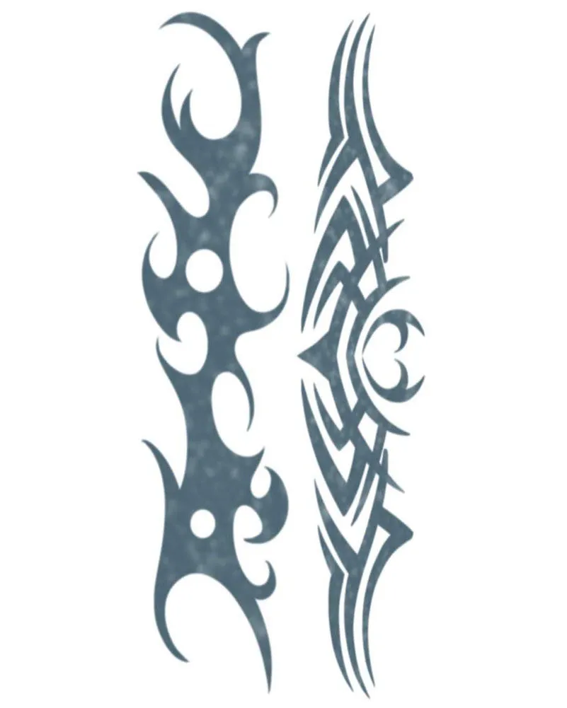 Body Bands Tough Guy Tribals Temporary Tattoos