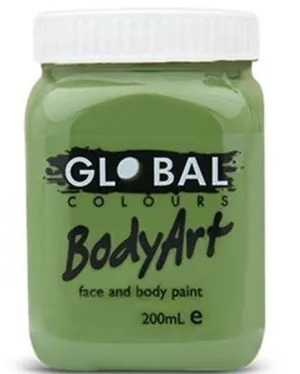 BodyArt Green Oxide Paint Jar 200ml