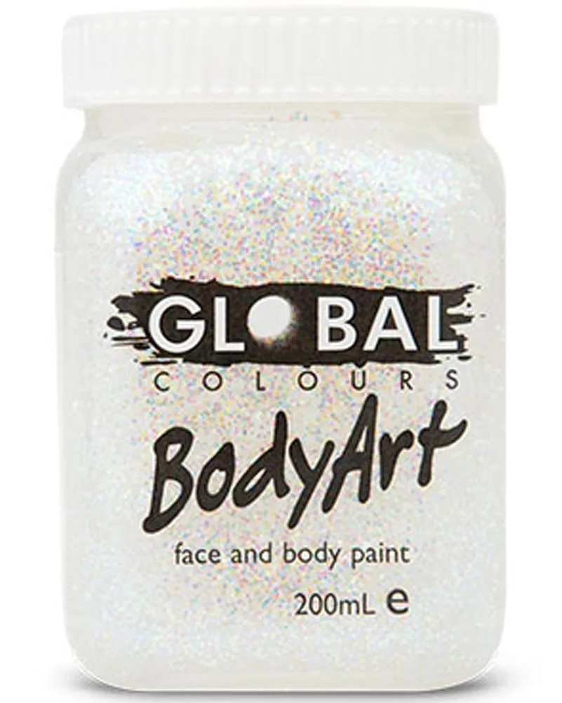 BodyArt Ultra Body Glitter Paint Jar 200ml