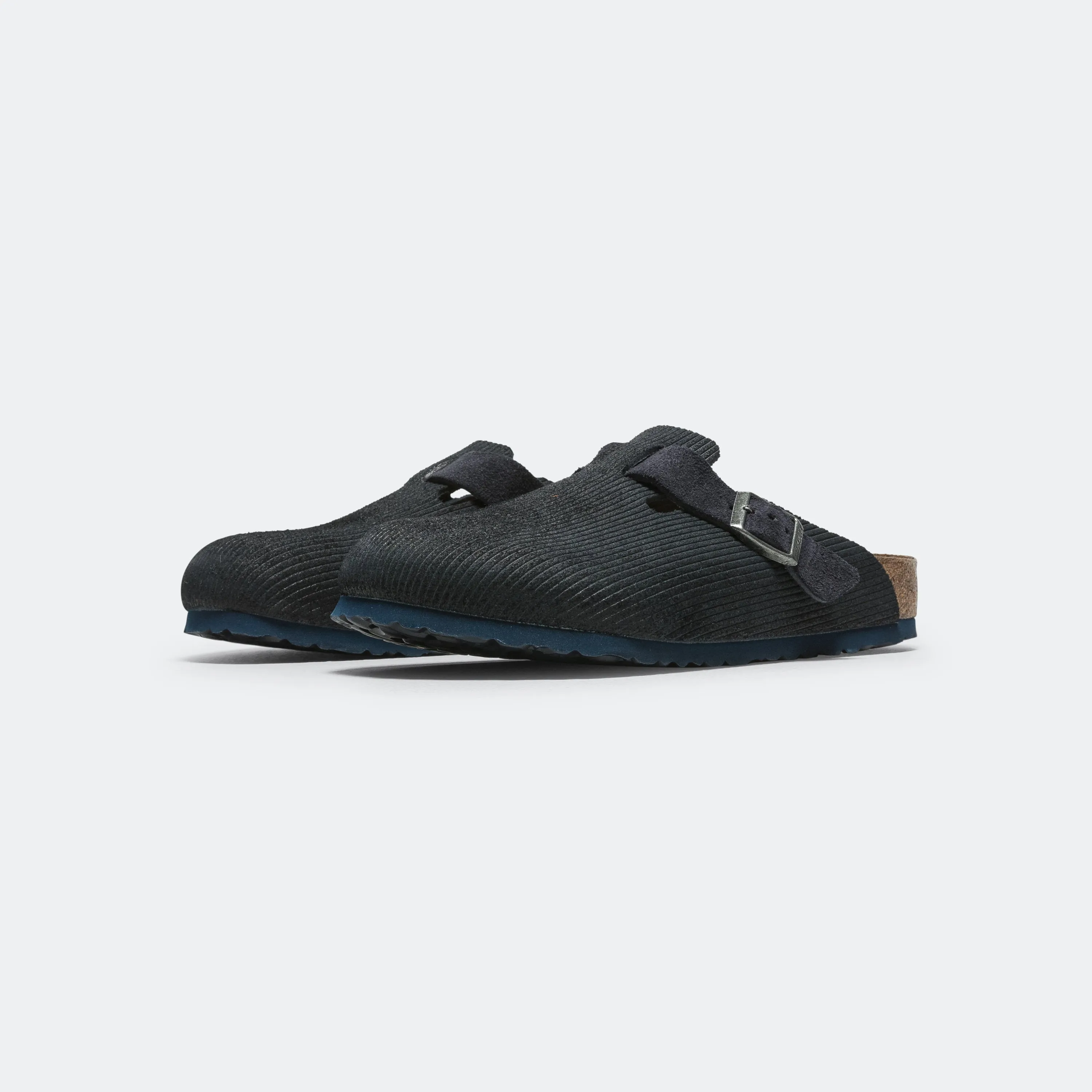 Boston Corduroy - Midnight Suede Leather