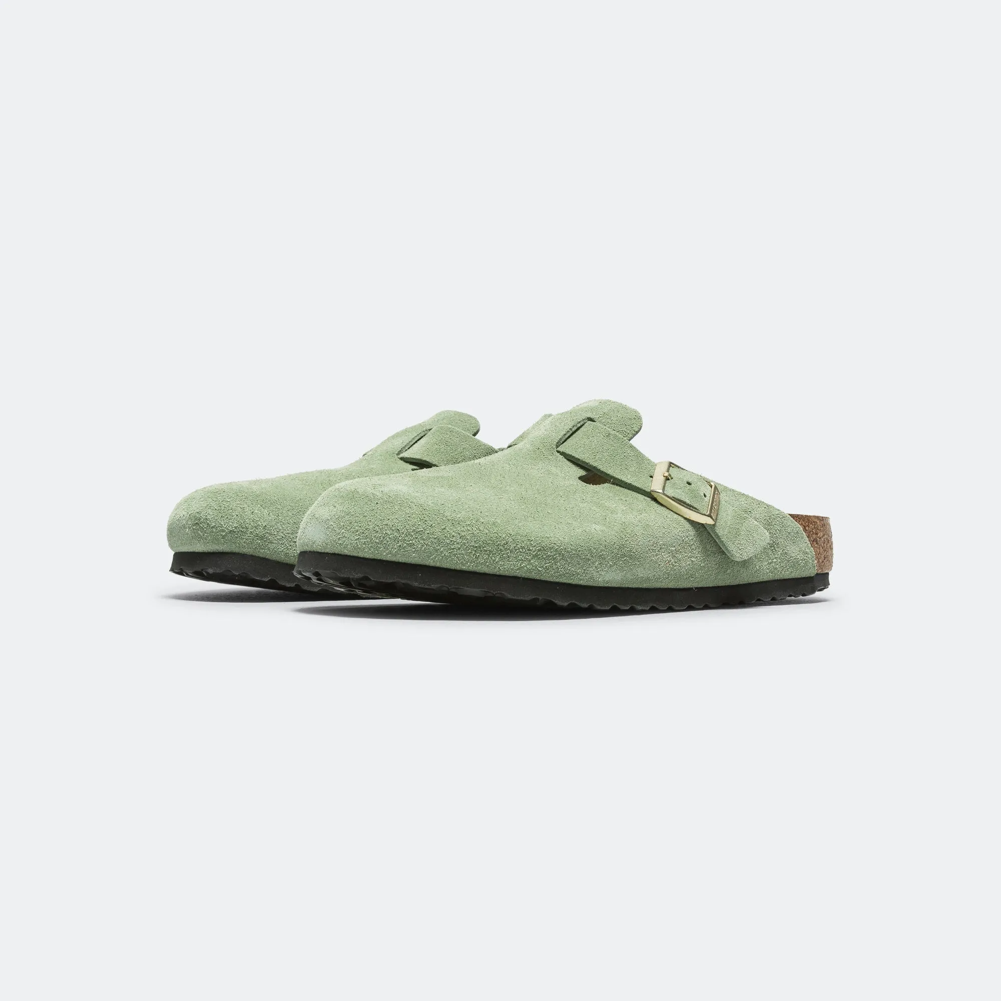 Boston SFB - Green Tea Suede Leather