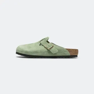 Boston SFB - Green Tea Suede Leather