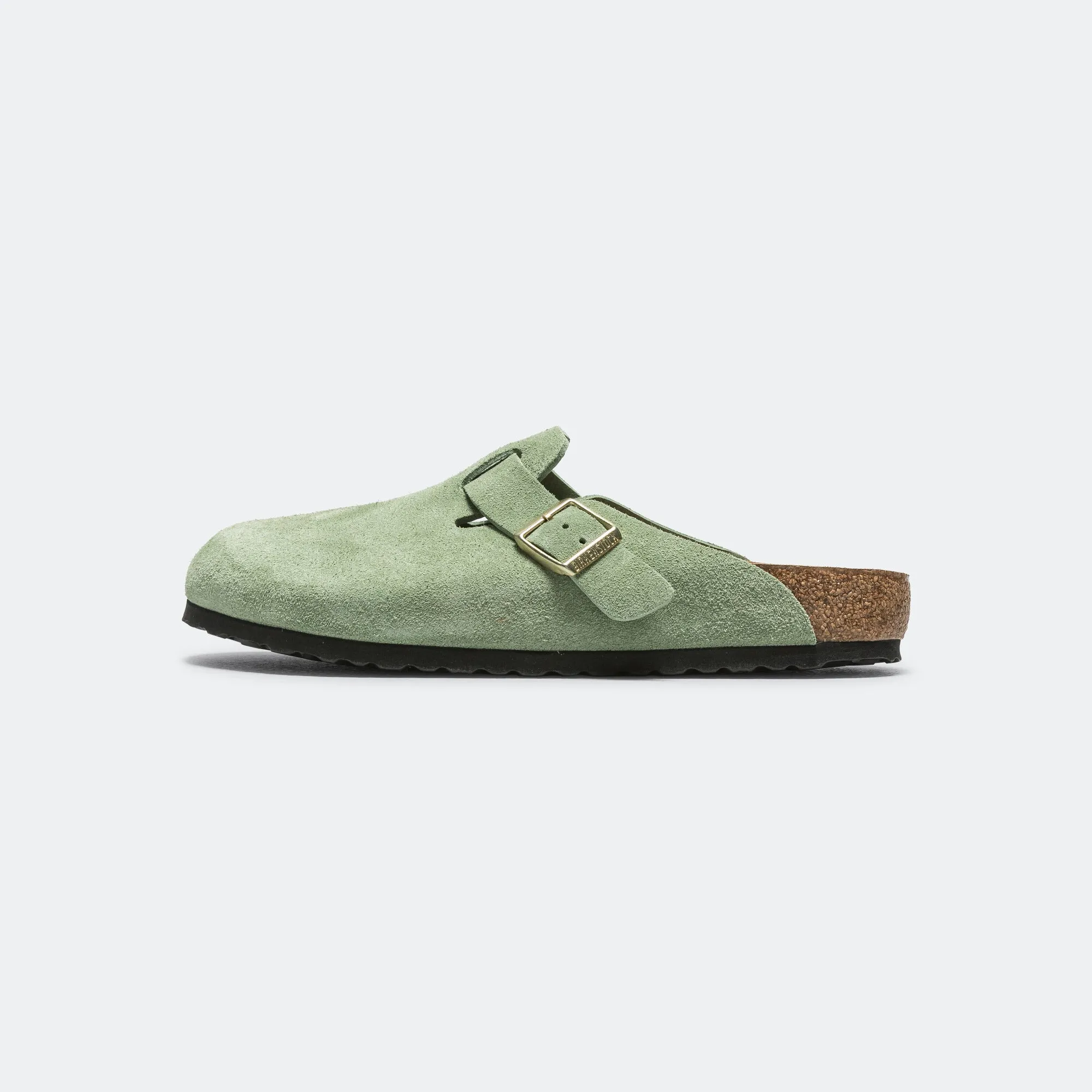 Boston SFB - Green Tea Suede Leather