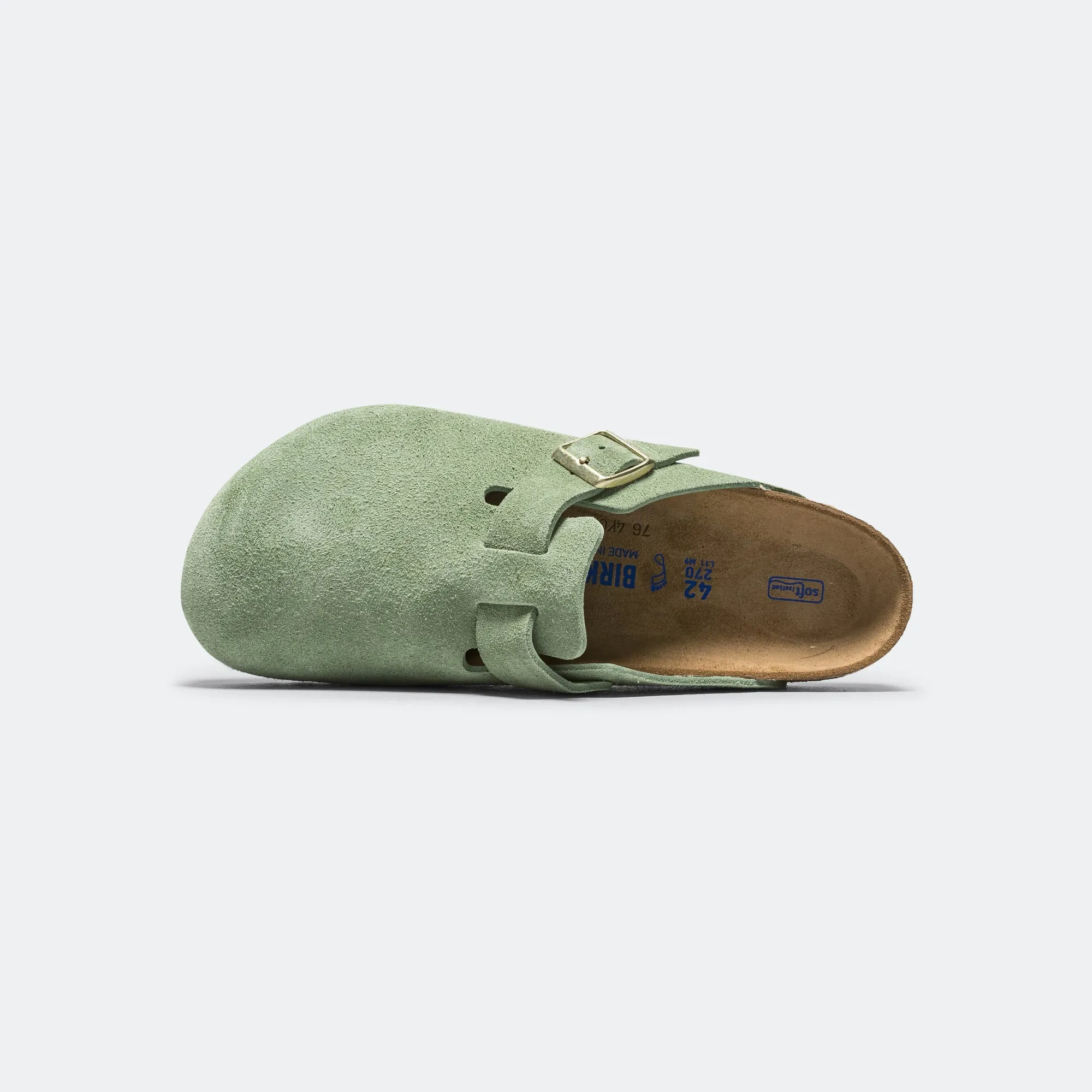 Boston SFB - Green Tea Suede Leather