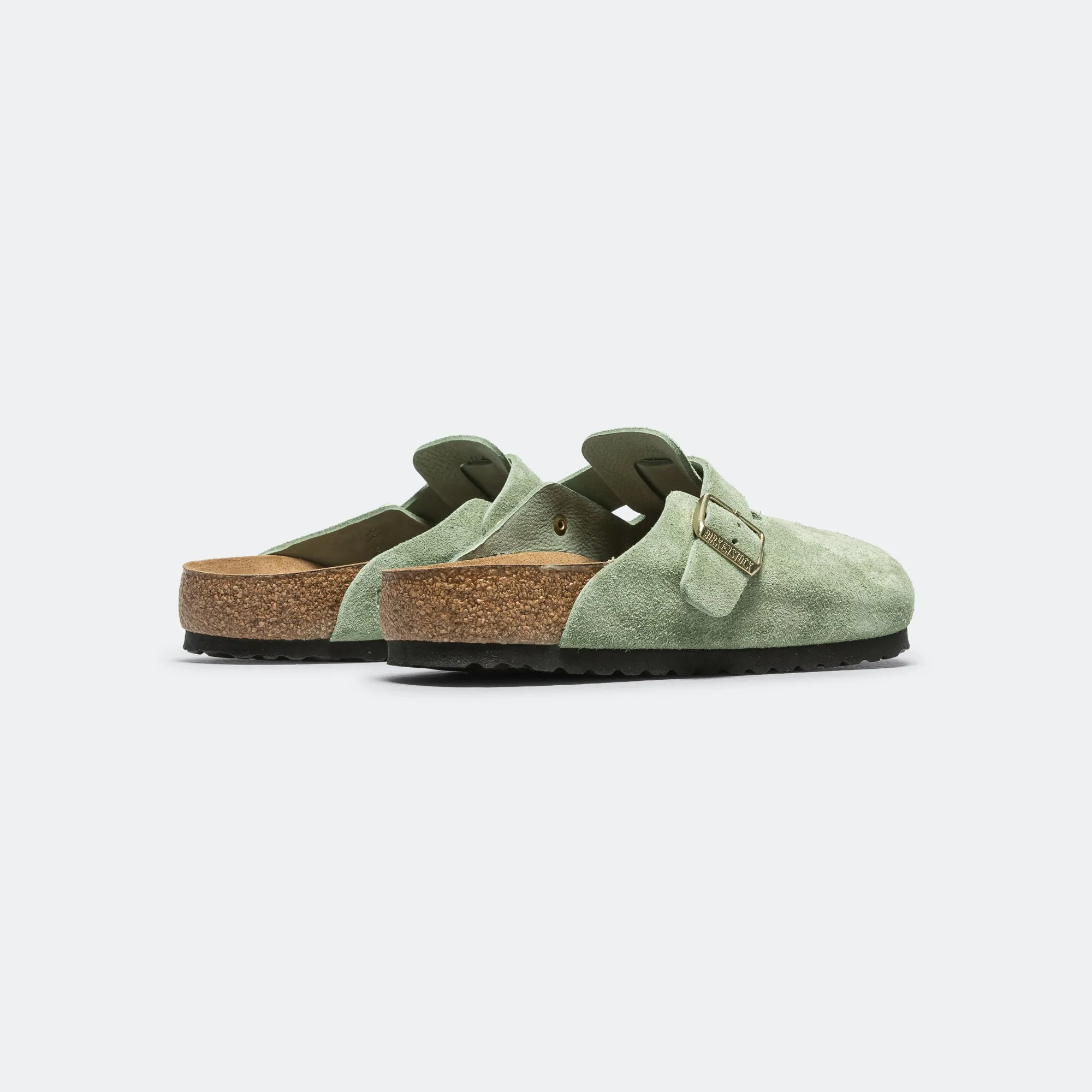 Boston SFB - Green Tea Suede Leather