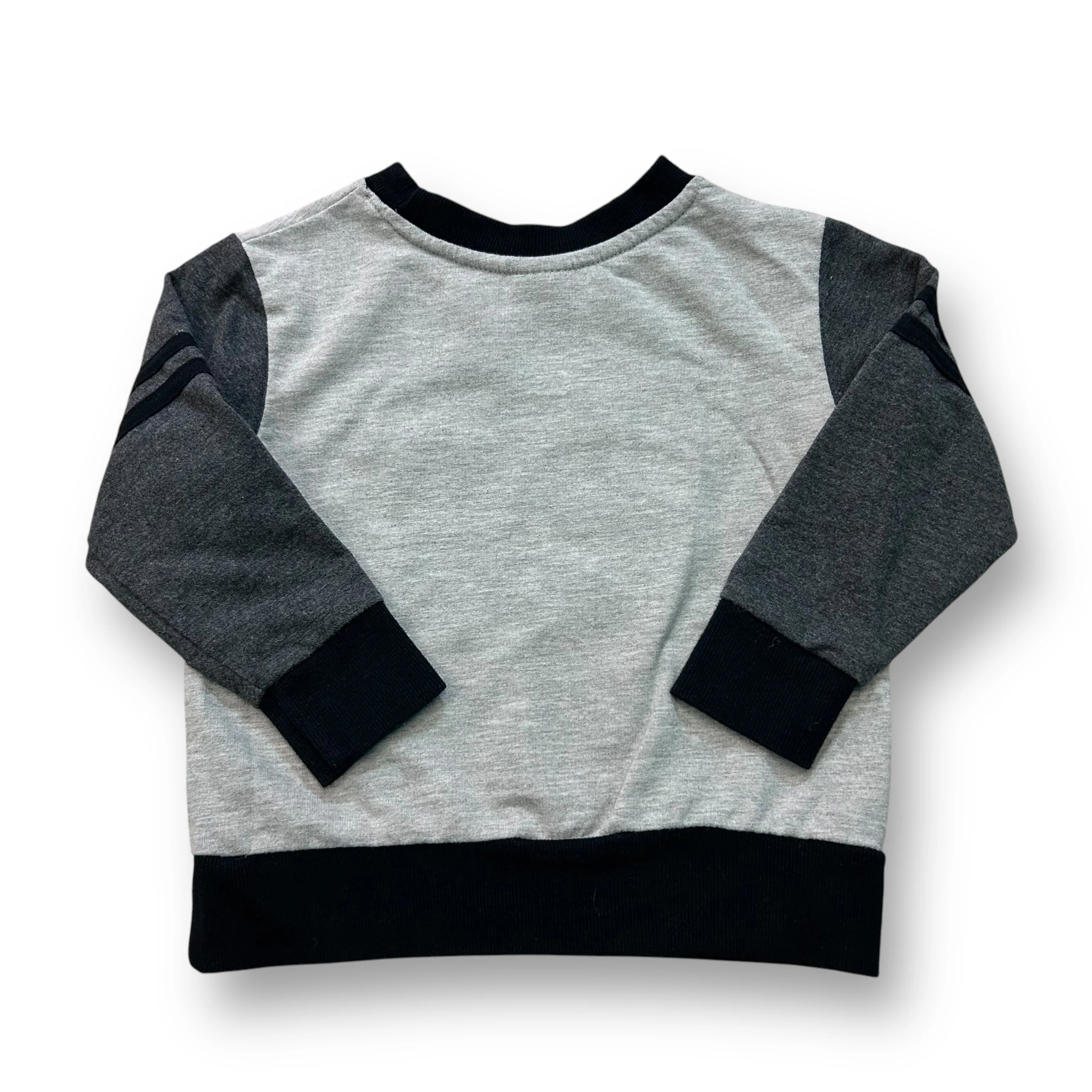 Boys Disney Size 2T Gray & Black Felt Letters Mickey Sweatshirt