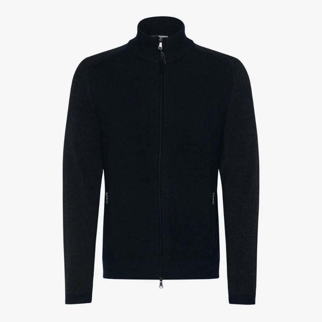 Brax Jim Zip Through Jumper Navy 25-2158