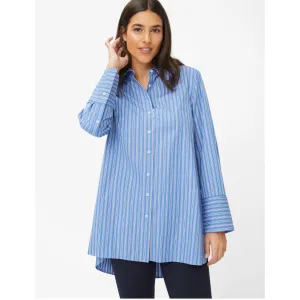 Brax Viki Oversized Blouse 45-5938 Blue Dusk