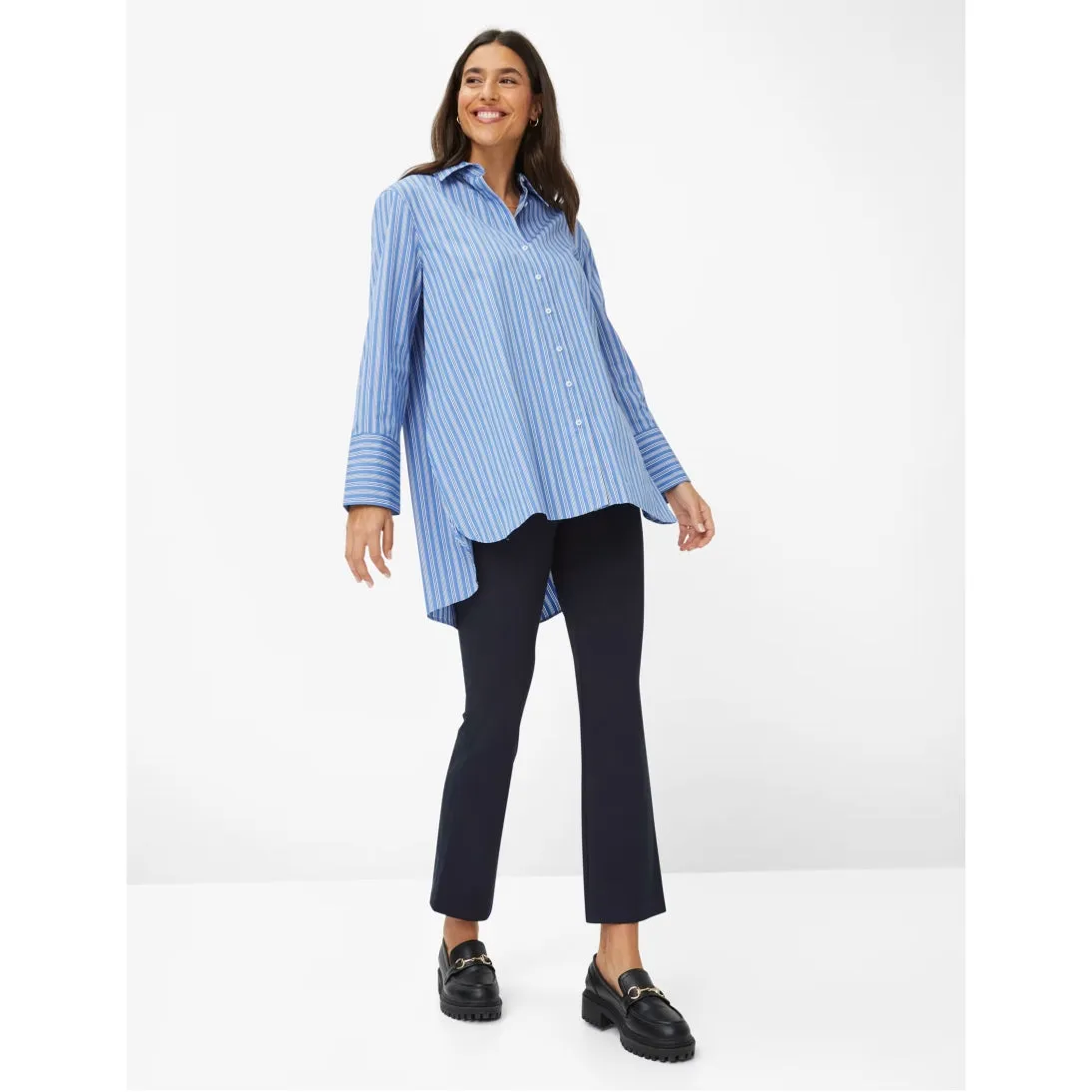 Brax Viki Oversized Blouse 45-5938 Blue Dusk
