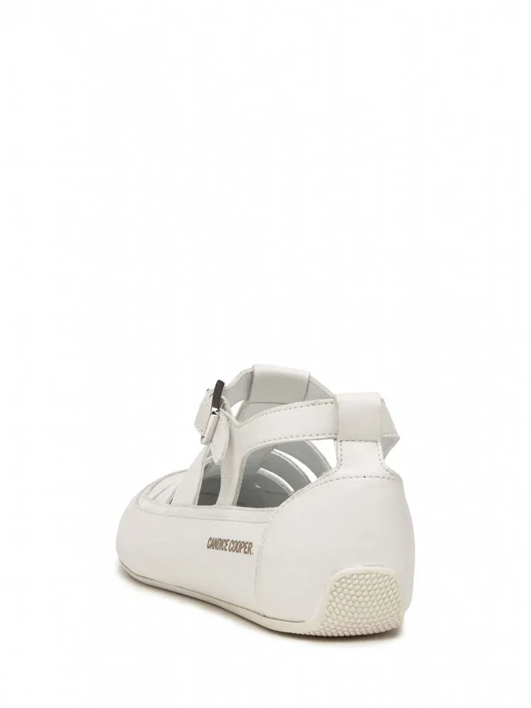Candice Cooper Rock T-Bar Sandals White