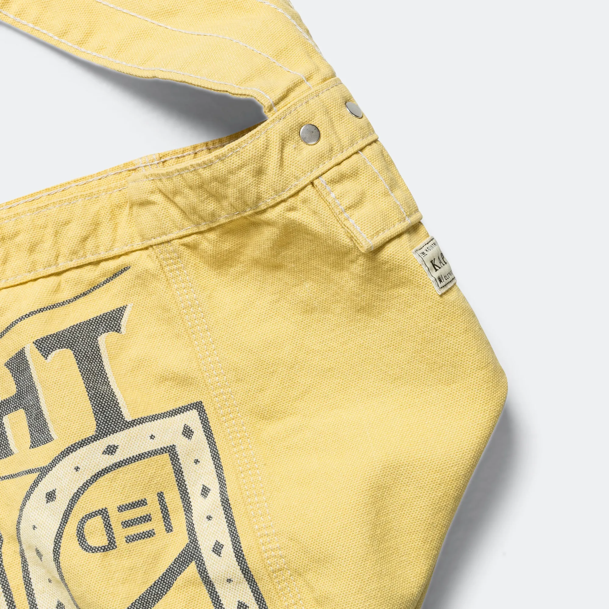 Canvas News Patper Bag GUIDING LIGHT - Light Yellow