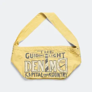 Canvas News Patper Bag GUIDING LIGHT - Light Yellow