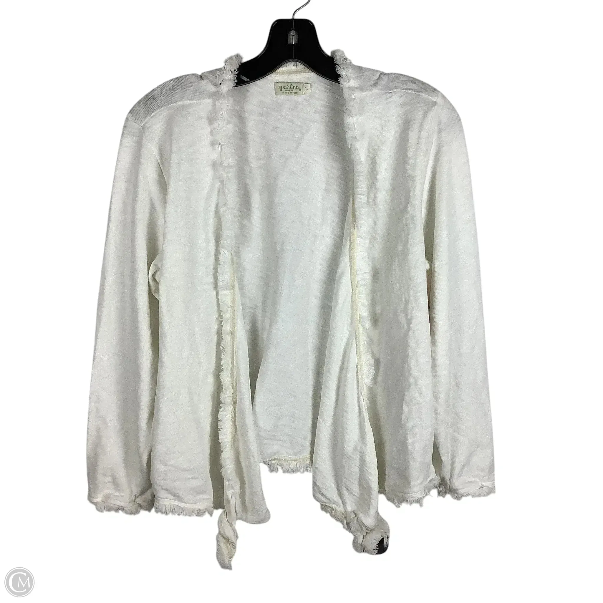 Cardigan By Spartina In White, Size: L