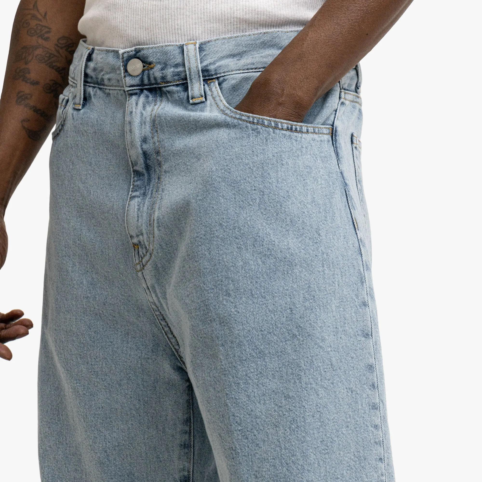 Carhartt WIP Landon Short Denim Bleached