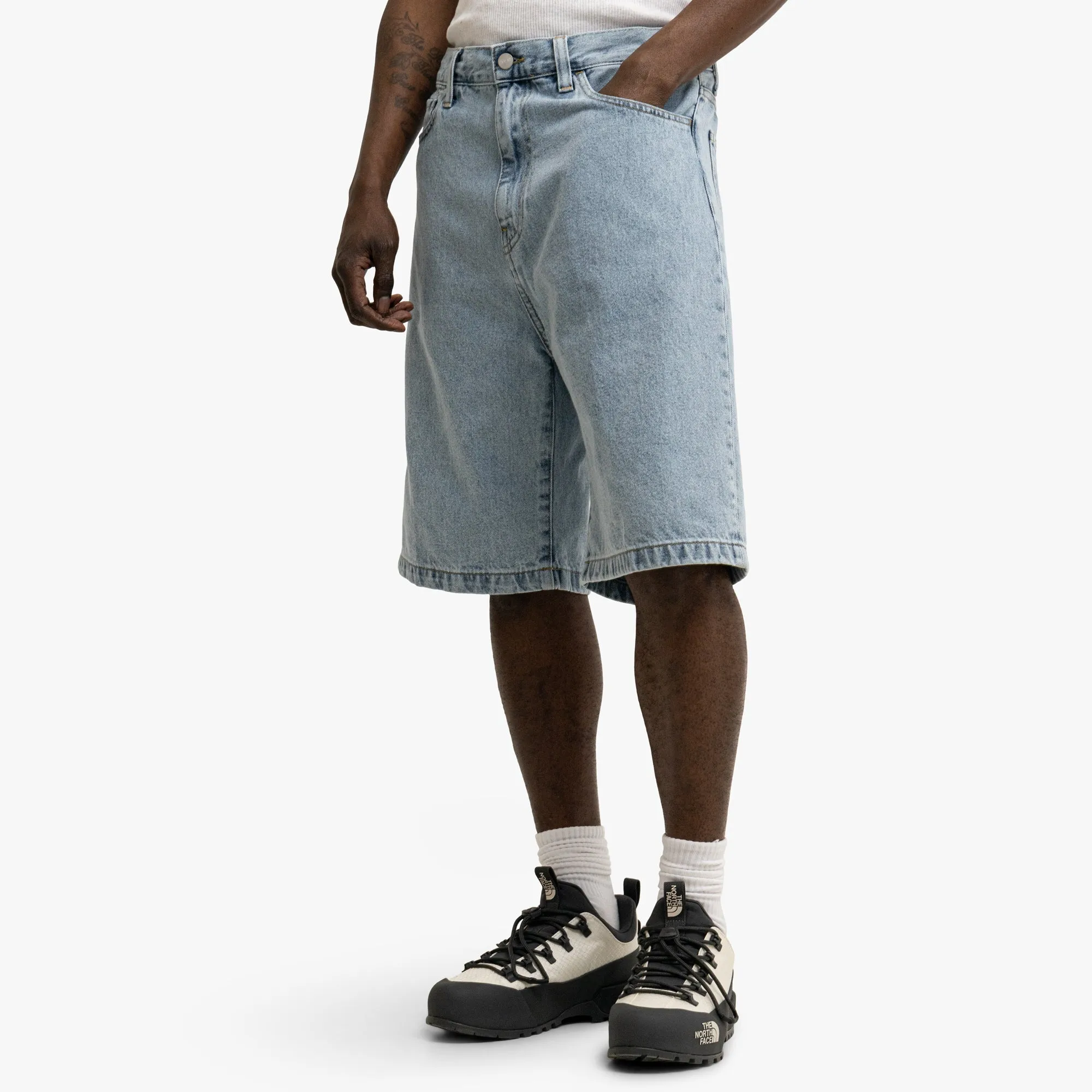 Carhartt WIP Landon Short Denim Bleached
