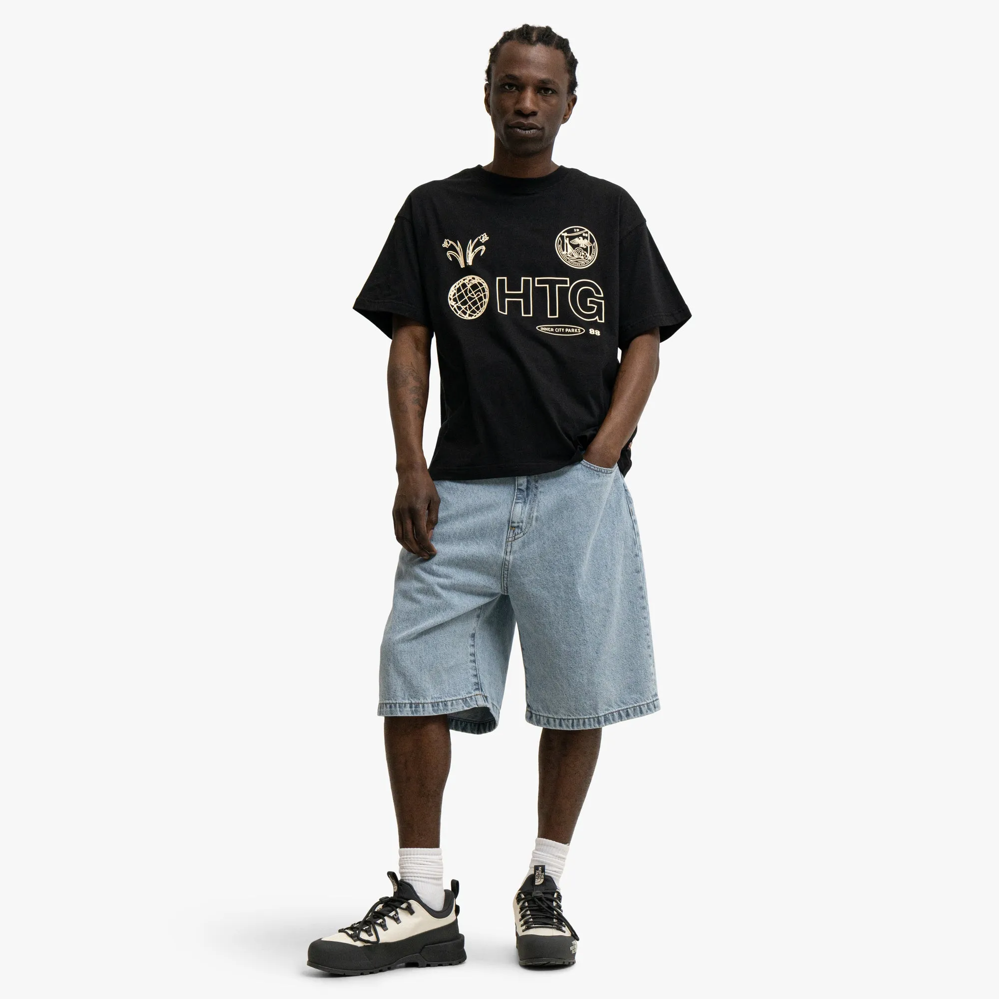 Carhartt WIP Landon Short Denim Bleached
