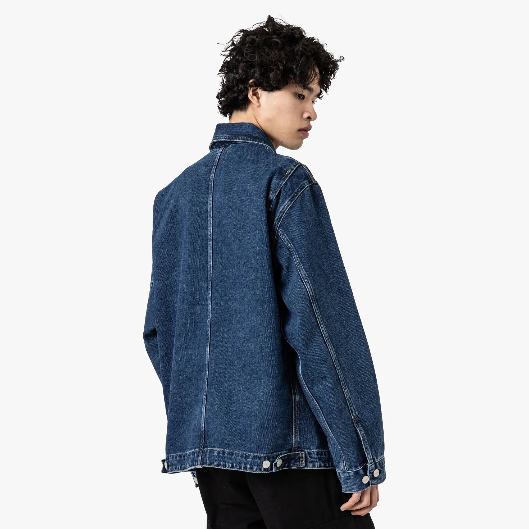 Carhartt WIP OG Double Front Jacket Blue Washed