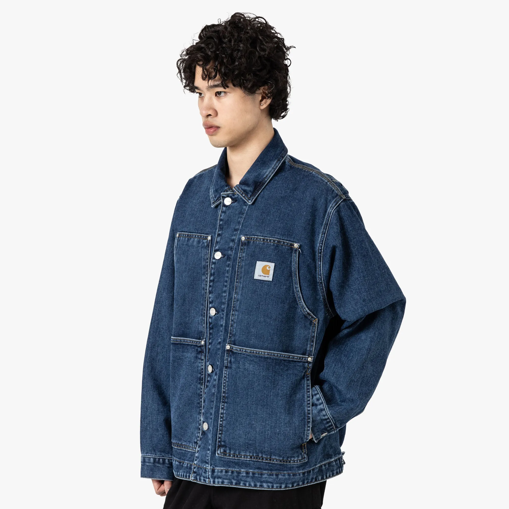 Carhartt WIP OG Double Front Jacket Blue Washed