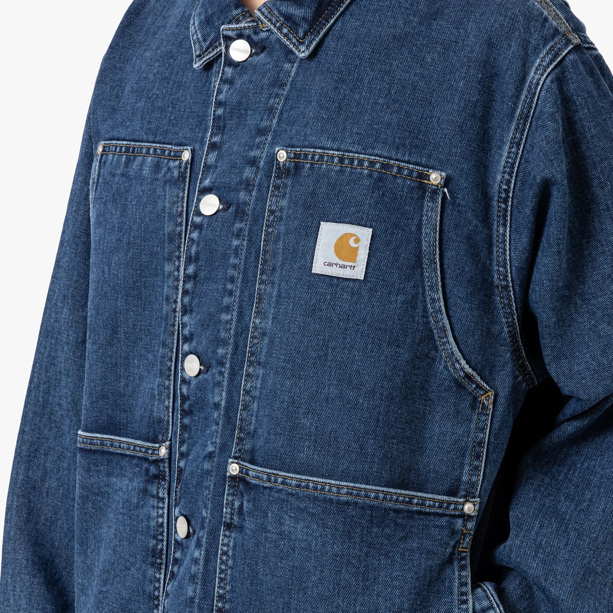 Carhartt WIP OG Double Front Jacket Blue Washed