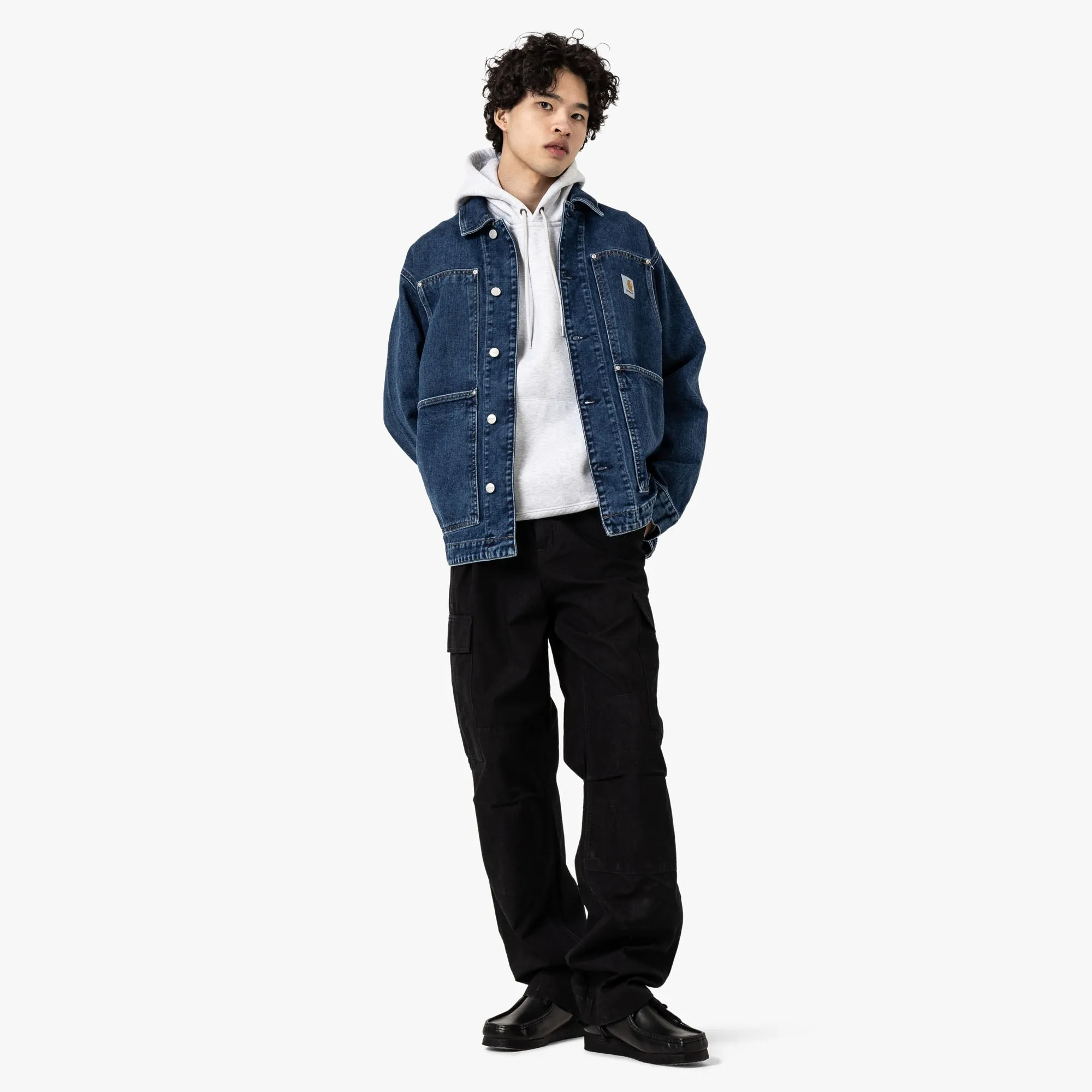 Carhartt WIP OG Double Front Jacket Blue Washed