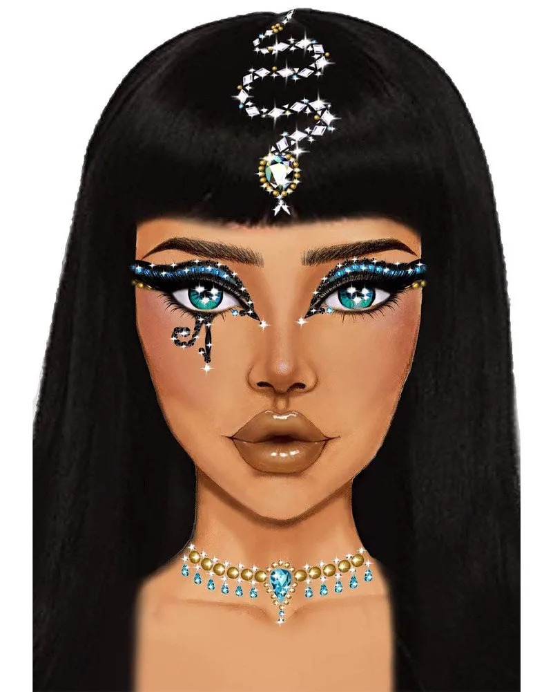 Cleopatra Adhesive Face Jewels