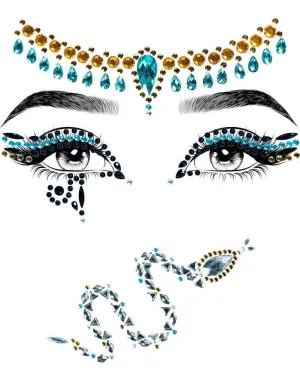 Cleopatra Adhesive Face Jewels