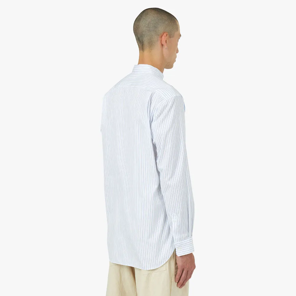 COMME des GARÇONS SHIRT Poplin Stripe Shirt Blue / Multi