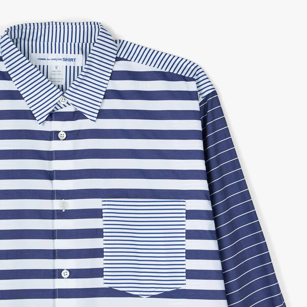 COMME des GARÇONS SHIRT Yarn Dyed Stripe Poplin Shirt / Stripe 1