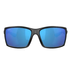Costa Del Mar Reefton Sunglasses - Blackout Frame - Blue Mirror 580G Lens