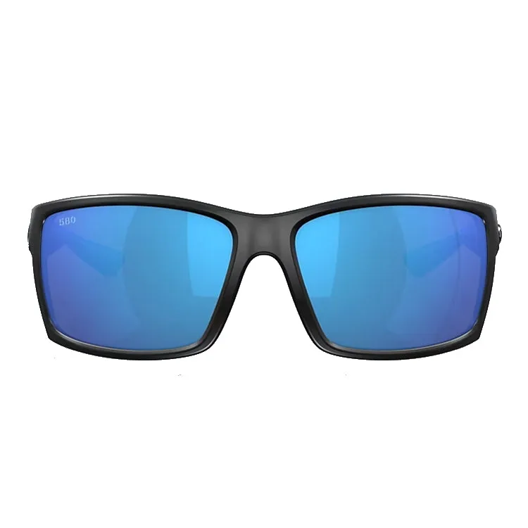 Costa Del Mar Reefton Sunglasses - Blackout Frame - Blue Mirror 580G Lens