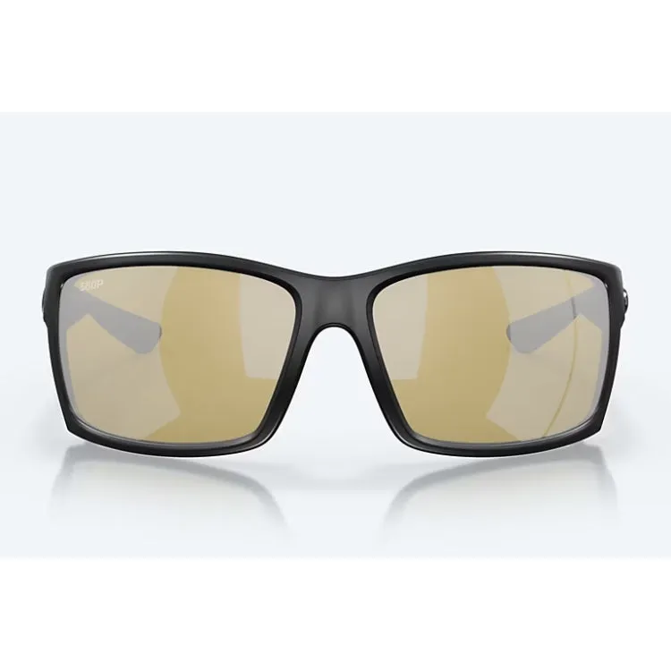 Costa Del Mar Reefton Sunglasses - Blackout Frame - Sunrise Silver Mirror 580P Lens