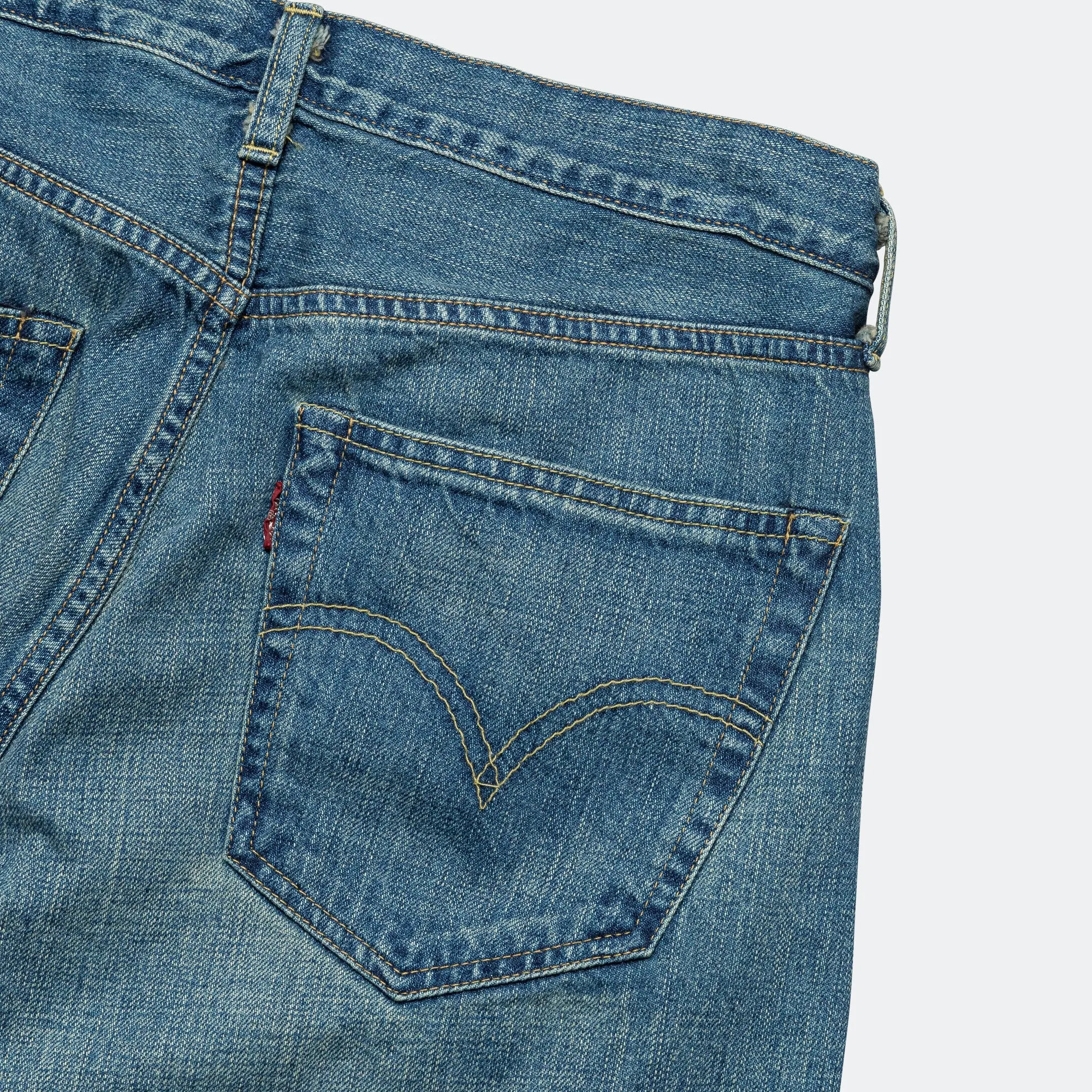 Cotton Selvedge Denim Pants x Levi's - Indigo