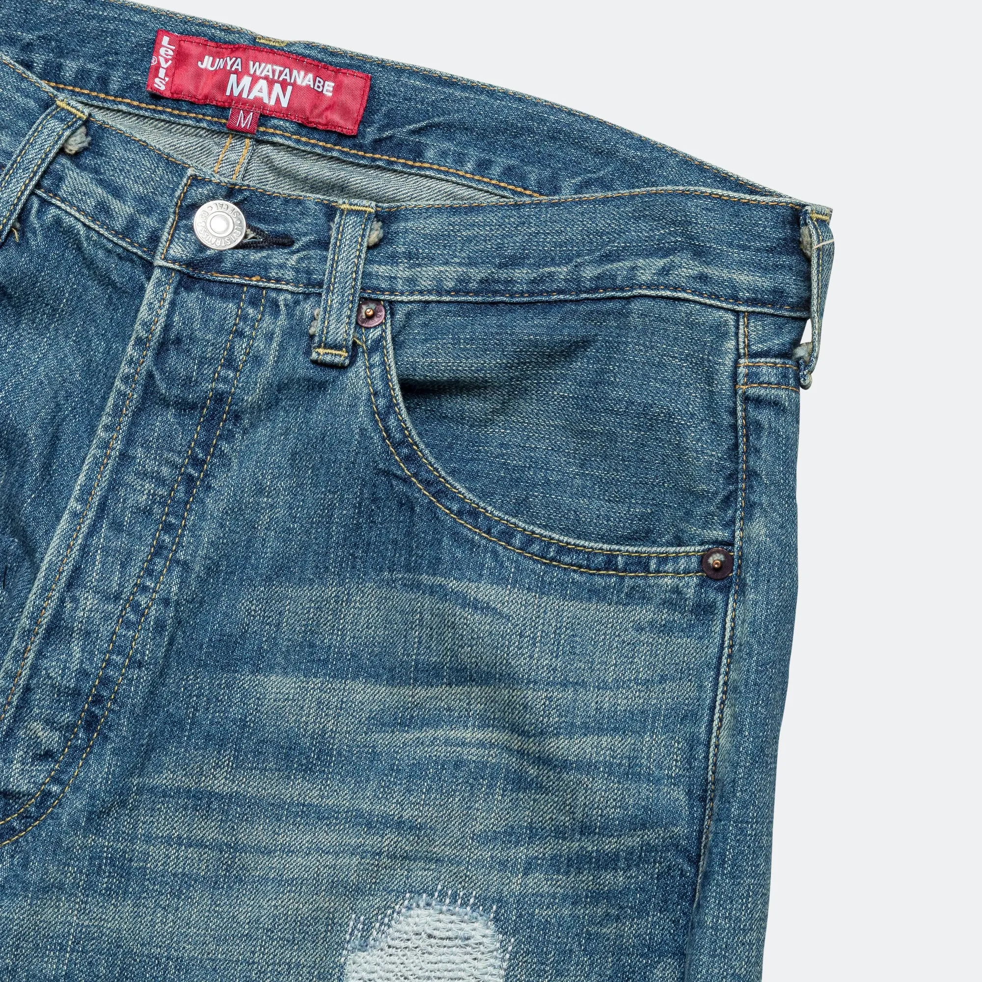 Cotton Selvedge Denim Pants x Levi's - Indigo