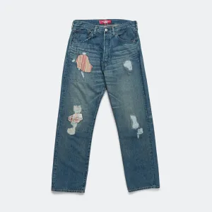Cotton Selvedge Denim Pants x Levi's - Indigo